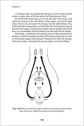 Chapter V


   (1) Always begin by pulling the energy up to the head several
rimes to make sure of its flow within the Mic...