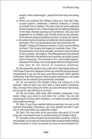 Chi Weight Lifting


       weight; some underweight people find that they are eating
       more.
    d. When you practic...