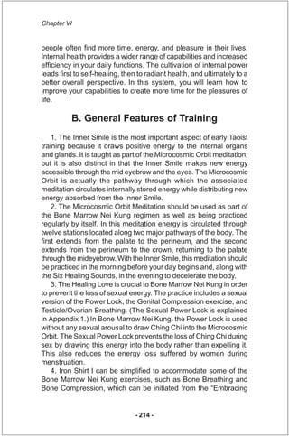 Chapter VI


people often find more time, energy, and pleasure in their lives.
Internal health provides a wider range of c...