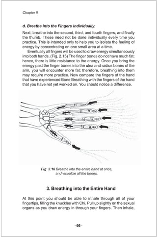 Chapter II


d. Breathe into the Fingers individually.
Next, breathe into the second, third, and fourth fingers, and final...