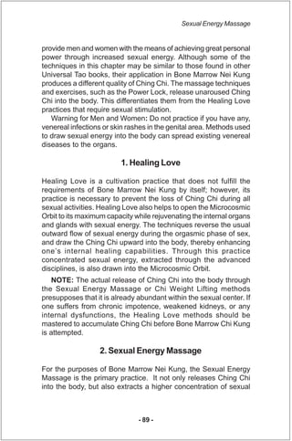 Sexual Energy Massage


provide men and women with the means of achieving great personal
power through increased sexual en...