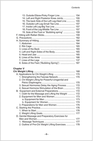 Contents


           13. Outside Elbow-Pinky Finger Line ........................ 154
           14. Left and Right Poste...