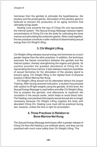 Chapter III


hormones from the genitals to stimulate the hypothalamus, the
pituitary and the pineal glands. Stimulation o...