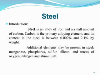 Iron & steel | PPTX