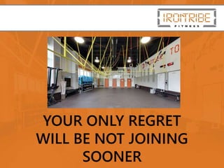 YOUR ONLY REGRET
WILL BE NOT JOINING
SOONER
 