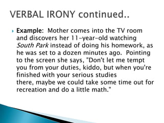 Figurative Language - Irony | PPT