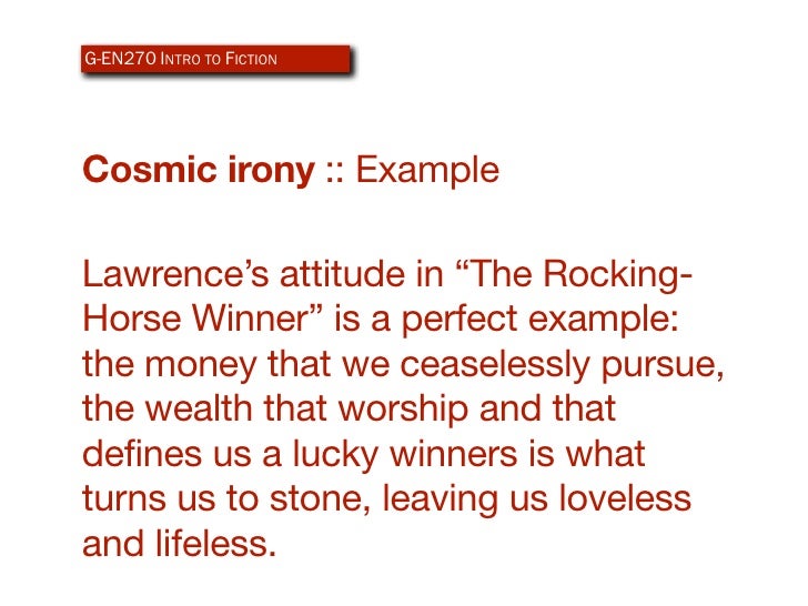 Irony In Fiction irony in fiction