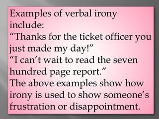 irony