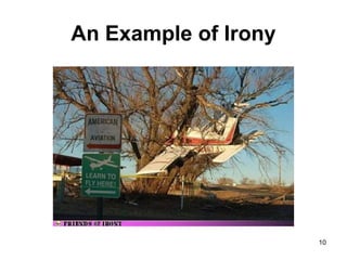 An Example of Irony
10
 