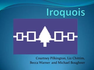 Iroquois Courtney Pilkington, Liz Chittim,  Becca Warner  and Michael Boughner 