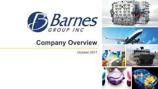 Company Overview
October 2017
 