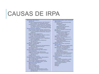 CAUSAS DE IRPA
 