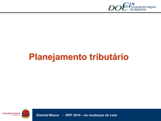 Planejamento tributário 