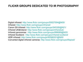 Infrared photography and microstock