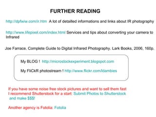 Infrared photography and microstock