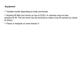 Infrared photography and microstock