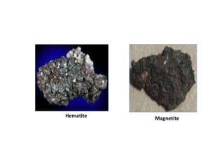 Hematite Magnetite
 