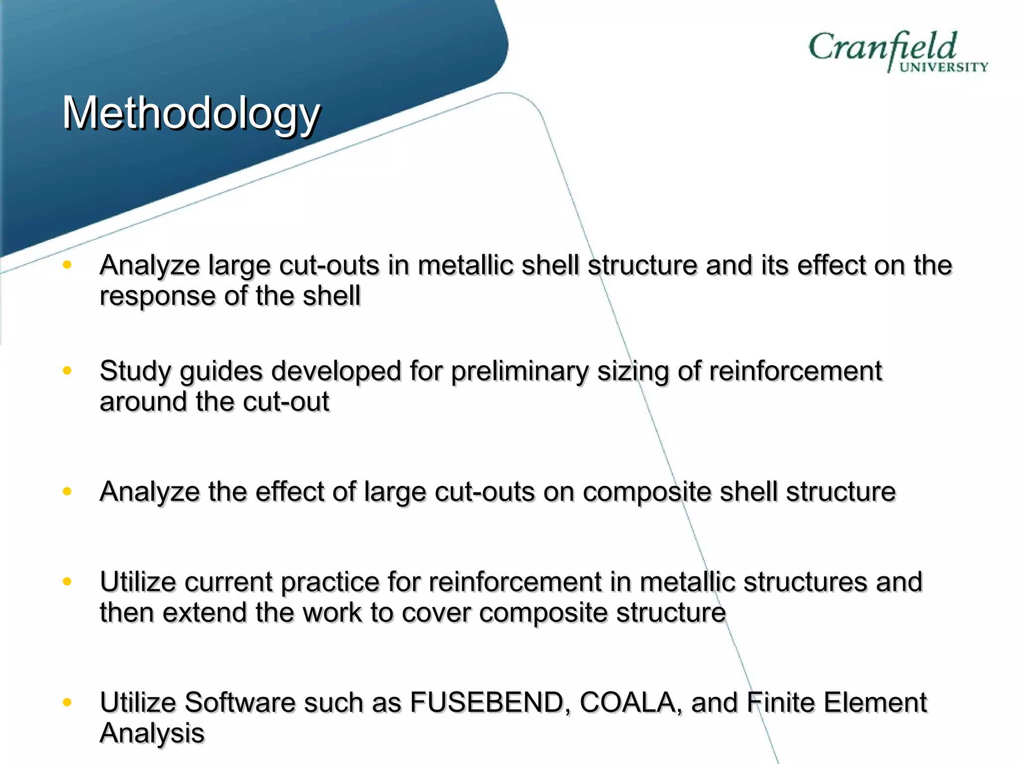 Design Methods for Large Cut-outs in Composite Fuselage Structures | PPT