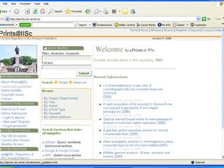 Open Archives and IRs Seminar 02/12/2010 