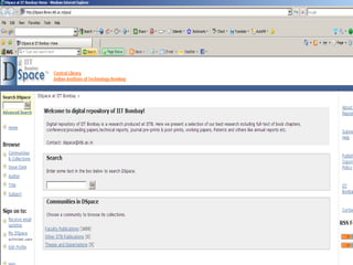 Open Archives and IRs Seminar 02/12/2010 