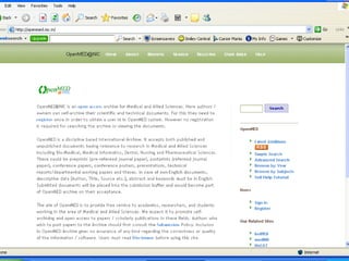 Open Archives and IRs Seminar 02/12/2010 