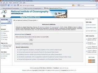 Open Archives and IRs Seminar 02/12/2010 