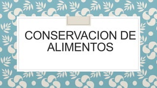 IRRADIACION DE ALIMENTOS | PPTX