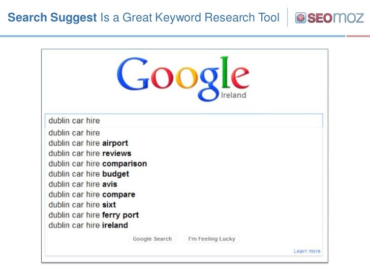 Search Suggest Is A Great