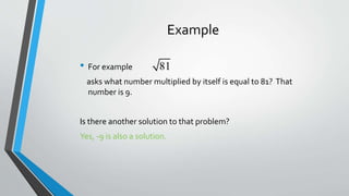Irrational numbers | PPTX