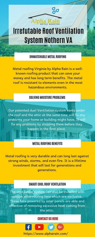 Irrefutable Metal Roofing Virginia | Alpha Rain