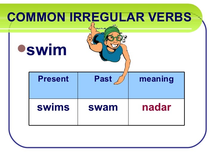 Irregular verbs