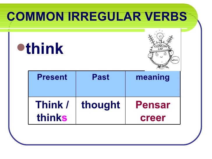 Irregular verbs