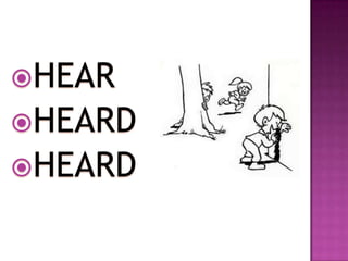 HEAR
HEARD
HEARD
 