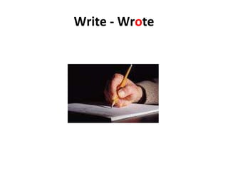 Write - Wr o te 