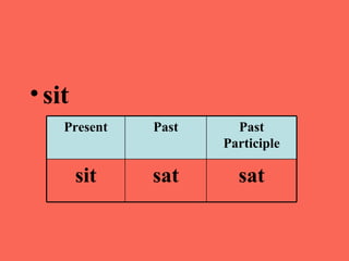 Irregular verbs | PPT