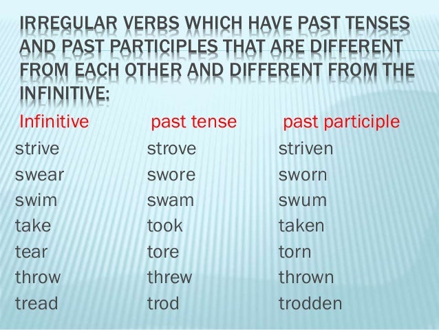 the past tense of ring is the past tense of ring is