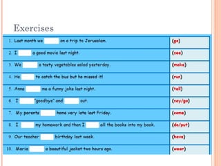 Exercises
 