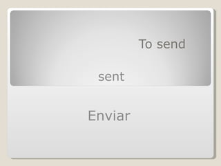 Irregular verbs.atividades | PPT
