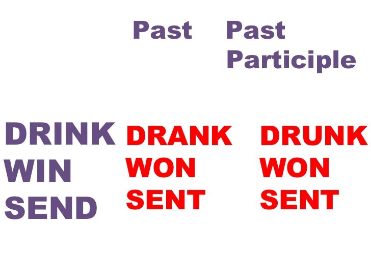 Irregular verbs competition elicitation