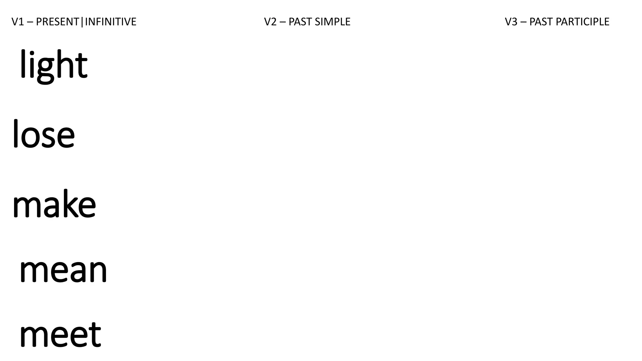 IRREGULAR VERBS INCOMPLETE.pptx