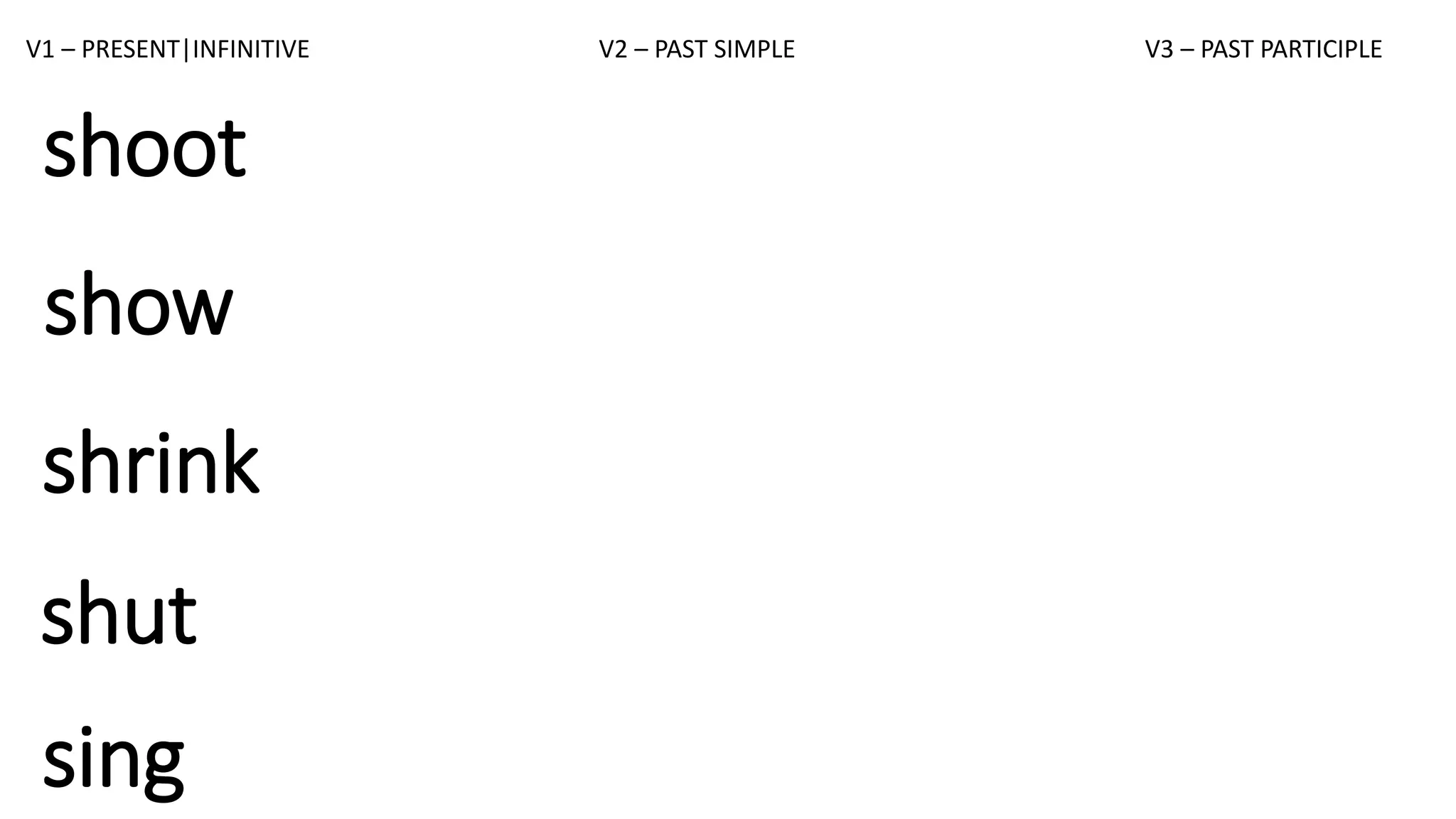 IRREGULAR VERBS INCOMPLETE.pptx