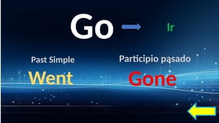 Verb Go In Past Simple IRREGULAR VERBS PRACTICE- highschool.pptx