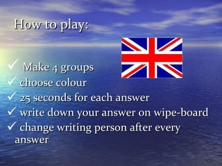 Irregular verbs quiz | PPT