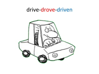 drive- drove - driven 