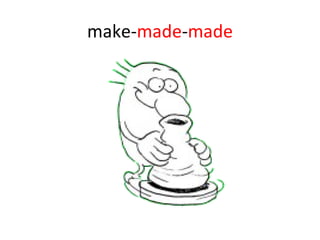make- made - made 