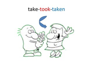 take- took - taken 