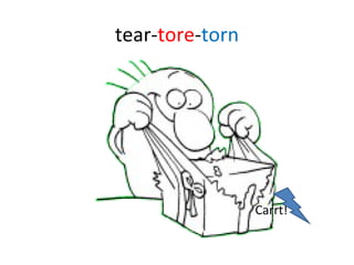 tear- tore - torn Carrt! 