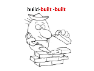 build- built  - built   