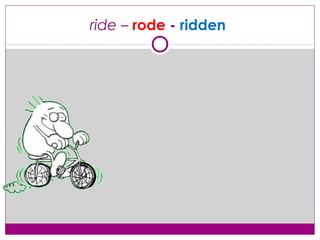 Irregular verbs with pictures | PPT