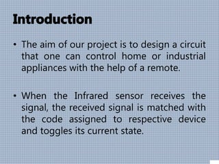 Infrared Remote Controlled Devices | PPTX | Radio Control | Hobbies ...